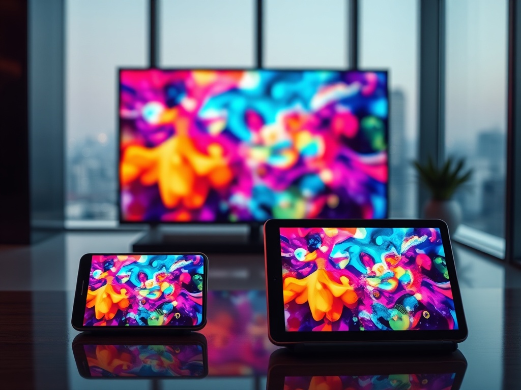 Fiyat IPTV multi-device streaming on Smart TV, tablet and phone