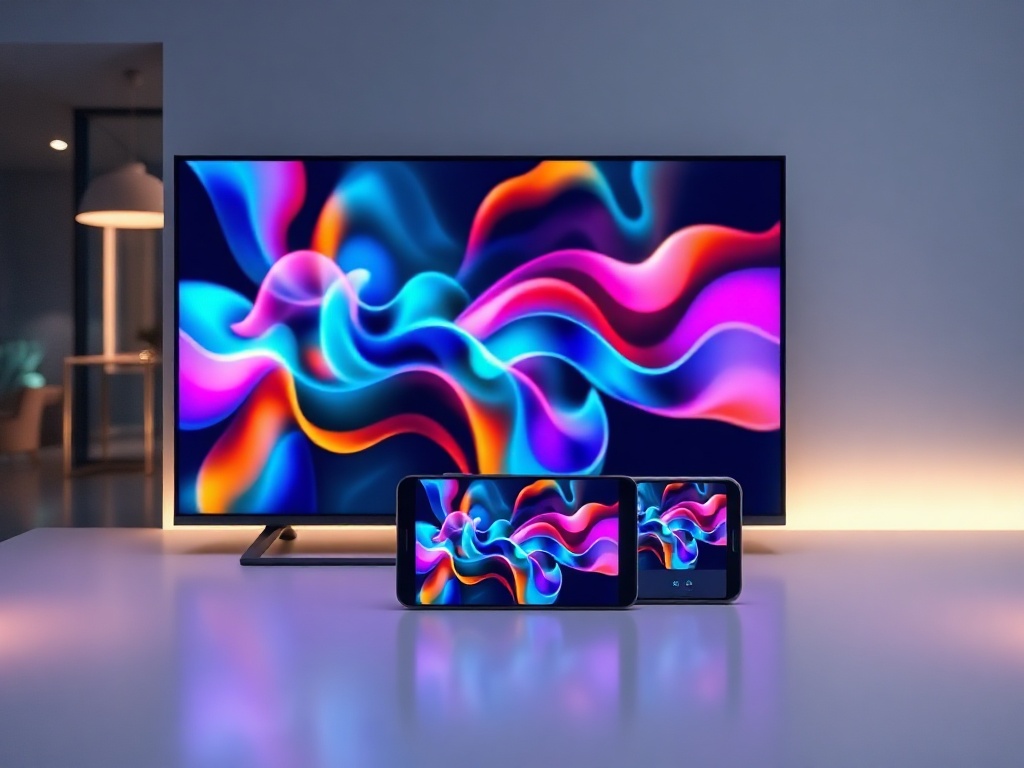 Fiyat IPTV 4K and 8K quality streams on large screen TV